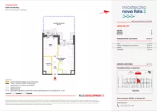 2 pokoje, mieszkanie 32,14 m², piętro 2, oferta nr II/223, Miasteczko Nova Fala 2, Gdynia, Cisowa, ul. Morska 254-262