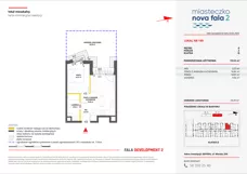 2 pokoje, mieszkanie 32,14 m², piętro 1, oferta nr II/209, Miasteczko Nova Fala 2, Gdynia, Cisowa, ul. Morska 254-262