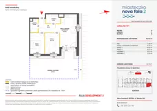 3 pokoje, mieszkanie 55,17 m², piętro 1, oferta nr II/204, Miasteczko Nova Fala 2, Gdynia, Cisowa, ul. Morska 254-262