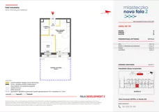 2 pokoje, mieszkanie 32,14 m², piętro 1, oferta nr II/209, Miasteczko Nova Fala 2, Gdynia, Cisowa, ul. Morska 254-262
