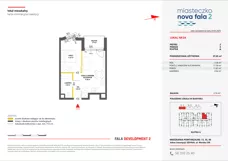 2 pokoje, mieszkanie 37,05 m², piętro 2, oferta nr II/24, Miasteczko Nova Fala 2, Gdynia, Cisowa, ul. Morska 254-262