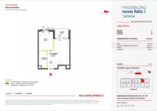 2 pokoje, mieszkanie 33,63 m², piętro 4, oferta nr II/245, Miasteczko Nova Fala 2, Gdynia, Cisowa, ul. Morska 254-262
