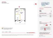 2 pokoje, mieszkanie 32,14 m², piętro 4, oferta nr II/251, Miasteczko Nova Fala 2, Gdynia, Cisowa, ul. Morska 254-262