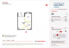 2 pokoje, mieszkanie 34,38 m², piętro 4, oferta nr II/256, Miasteczko Nova Fala 2, Gdynia, Cisowa, ul. Morska 254-262