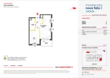 2 pokoje, mieszkanie 36,46 m², piętro 2, oferta nr II/26, Miasteczko Nova Fala 2, Gdynia, Cisowa, ul. Morska 254-262