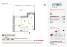 3 pokoje, mieszkanie 55,17 m², piętro 3, oferta nr II/240, Miasteczko Nova Fala 2, Gdynia, Cisowa, ul. Morska 254-262