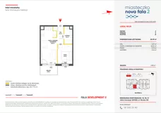 2 pokoje, mieszkanie 38,26 m², piętro 2, oferta nr II/29, Miasteczko Nova Fala 2, Gdynia, Cisowa, ul. Morska 254-262