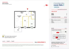 3 pokoje, mieszkanie 55,15 m², piętro 2, oferta nr II/303, Miasteczko Nova Fala 2, Gdynia, Cisowa, ul. Morska 254-262