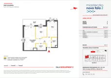 3 pokoje, mieszkanie 55,17 m², piętro 2, oferta nr II/305, Miasteczko Nova Fala 2, Gdynia, Cisowa, ul. Morska 254-262