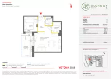 2 pokoje, mieszkanie 45,27 m², parter, oferta nr B/13, Olchowy Park 3, Warszawa, Białołęka, Kobiałka, ul. Marii Callas 20, 20A