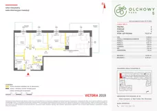 4 pokoje, mieszkanie 72,16 m², piętro 2, oferta nr V/51, Olchowy Park 5, Warszawa, Białołęka, Kobiałka, ul. Marii Callas