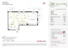 4 pokoje, mieszkanie 75,94 m², piętro 2, oferta nr V/92, Olchowy Park 5, Warszawa, Białołęka, Kobiałka, ul. Marii Callas