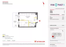2 pokoje, mieszkanie 36,54 m², parter, oferta nr V/5, Viva Piast 5, Kraków, Mistrzejowice, ul. Powstańców