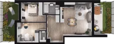 3 pokoje, mieszkanie 68,10 m², parter, oferta nr B71, Podedworze 13, Kraków, Podgórze Duchackie, Piaski Wielkie, ul. Podedworze 13