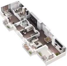 4 pokoje, mieszkanie 117,72 m², piętro 4, oferta nr C2-81, Slow City - Etap C, Kraków, Prądnik Biały, ul. Piaszczysta