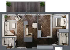 1 pokój, mieszkanie 65,73 m², piętro 4, oferta nr F.4.05, Nad Odrą, Szczecin, Śródmieście, Łasztownia, ul. Celna 4