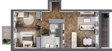 3 pokoje, mieszkanie 75,06 m², piętro 6, oferta nr B503, Nad Odrą 3, Szczecin, Śródmieście, Łasztownia, ul. Celna 4