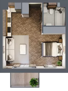1 pokój, mieszkanie 33,13 m², piętro 4, oferta nr B312, Nad Odrą 3, Szczecin, Śródmieście, Łasztownia, ul. Celna 4