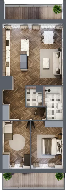 3 pokoje, mieszkanie 78,06 m², piętro 3, oferta nr A212, Nad Odrą 3, Szczecin, Śródmieście, Łasztownia, ul. Celna 4