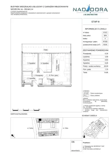 3 pokoje, mieszkanie 49,91 m², piętro 9, oferta nr A802, Nad Odrą 3, Szczecin, Śródmieście, Łasztownia, ul. Celna 4