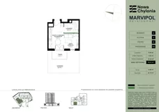 1 pokój, mieszkanie 26,41 m², parter, oferta nr A/A2-0-02, Nowa Chylonia, Gdynia, Chylonia, Chylonia, ul. Pucka 4