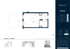 1 pokój, mieszkanie 28,04 m², piętro 4, oferta nr A/M070, Riviera 5, Warszawa, Białołęka, Żerań, ul. Żubowiecka