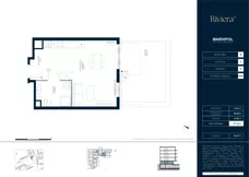 1 pokój, mieszkanie 37,24 m², parter, oferta nr B/M050, Riviera 5, Warszawa, Białołęka, Żerań, ul. Żubowiecka