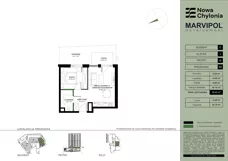 2 pokoje, mieszkanie 36,01 m², parter, oferta nr C/C-0-02, Nowa Chylonia, Gdynia, Chylonia, Chylonia, ul. Pucka 4