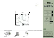 2 pokoje, mieszkanie 36,50 m², piętro 2, oferta nr C/C-2-03, Nowa Chylonia, Gdynia, Chylonia, Chylonia, ul. Pucka 4