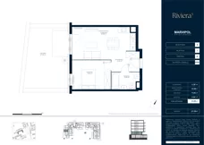 2 pokoje, mieszkanie 38,92 m², piętro 1, oferta nr A/M076, Riviera 5, Warszawa, Białołęka, Żerań, ul. Żubowiecka