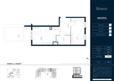 2 pokoje, mieszkanie 52,20 m², parter, oferta nr A/M074, Riviera 5, Warszawa, Białołęka, Żerań, ul. Żubowiecka
