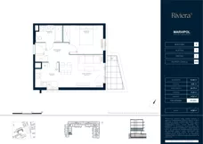 2 pokoje, mieszkanie 43,00 m², piętro 1, oferta nr A/M013, Riviera 5, Warszawa, Białołęka, Żerań, ul. Żubowiecka