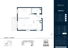2 pokoje, mieszkanie 47,94 m², piętro 2, oferta nr A/M118, Riviera 5, Warszawa, Białołęka, Żerań, ul. Żubowiecka