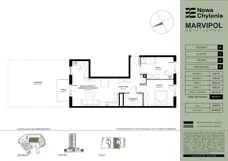 3 pokoje, mieszkanie 64,61 m², parter, oferta nr B/B2-0-01, Nowa Chylonia, Gdynia, Chylonia, Chylonia, ul. Pucka 4
