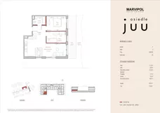 3 pokoje, mieszkanie 56,87 m², parter, oferta nr A/M036, Osiedle Juu, Warszawa, Białołęka, Grodzisk, ul. Skarbka z Gór 47
