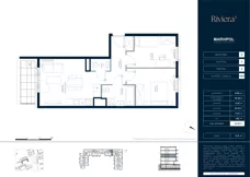 3 pokoje, mieszkanie 52,87 m², piętro 2, oferta nr A/M082, Riviera 5, Warszawa, Białołęka, Żerań, ul. Żubowiecka