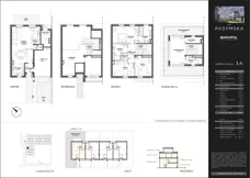 Dom i rezydencja 156,80 m², oferta nr 3A, Wille Pasymska, Warszawa, Bielany, Młociny, ul. Pasymska