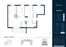 4 pokoje, mieszkanie 64,86 m², piętro 1, oferta nr A/M075, Riviera 5, Warszawa, Białołęka, Żerań, ul. Żubowiecka