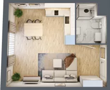 1 pokój, apartament inwestycyjny 32,00 m², piętro 1, oferta nr 59, Stalowa 65 - przy stacji metra, Warszawa, Praga Północ, Nowa Praga, ul. Stalowa 65