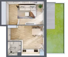 1 pokój, apartament inwestycyjny 38,82 m², parter, oferta nr 3, Stalowa 65 - przy stacji metra, Warszawa, Praga Północ, Nowa Praga, ul. Stalowa 65