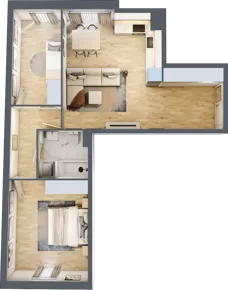 3 pokoje, mieszkanie 61,90 m², piętro 3, oferta nr 25, Stalowa 65 - przy stacji metra, Warszawa, Praga Północ, Nowa Praga, ul. Stalowa 65