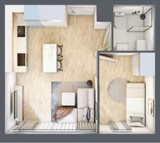 2 pokoje, mieszkanie 29,43 m², piętro 4, oferta nr 36, Stalowa 65 - przy stacji metra, Warszawa, Praga Północ, Nowa Praga, ul. Stalowa 65