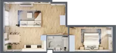 2 pokoje, mieszkanie 49,61 m², piętro 2, oferta nr 64, Stalowa 65 - przy stacji metra, Warszawa, Praga Północ, Nowa Praga, ul. Stalowa 65