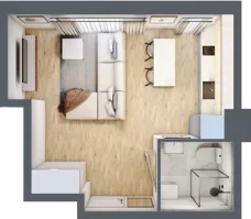 1 pokój, mieszkanie 25,16 m², piętro 3, oferta nr 72, Stalowa 65 - przy stacji metra, Warszawa, Praga Północ, Nowa Praga, ul. Stalowa 65