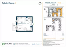 2 pokoje, mieszkanie 41,85 m², piętro 1, oferta nr OH3-2/F/2/148, Osiedle Hemara 3, Warszawa, Białołęka, Brzeziny, ul. Mariana Hemara