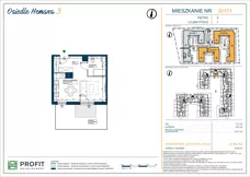 1 pokój, mieszkanie 31,52 m², parter, oferta nr OH3-2/G/1/171, Osiedle Hemara 3, Warszawa, Białołęka, Brzeziny, ul. Mariana Hemara