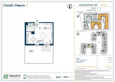 1 pokój, mieszkanie 35,42 m², parter, oferta nr OH3-2/L/1/312, Osiedle Hemara 3, Warszawa, Białołęka, Brzeziny, ul. Mariana Hemara