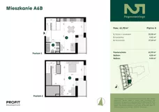 1 pokój, mieszkanie 61,90 m², piętro 5, oferta nr POGO2/A/6B, Pogonowskiego 52, Łódź, Polesie, Stare Polesie, ul. Pogonowskiego 52
