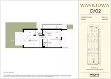 3 pokoje, mieszkanie 62,81 m², piętro 1, oferta nr WA1/M/11, Waniliowa, Wrocław, Lipa Piotrowska, Psie Pole, ul. Waniliowa