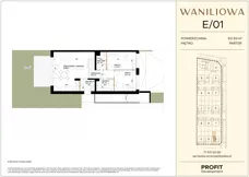 3 pokoje, mieszkanie 62,81 m², piętro 1, oferta nr WA1/M/12, Waniliowa, Wrocław, Lipa Piotrowska, Psie Pole, ul. Waniliowa